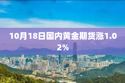 10月18日國內(nèi)黃金期貨漲1.02%
