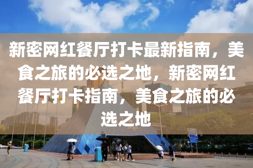 新密網(wǎng)紅餐廳打卡最新指南，美食之旅的必選之地，新密網(wǎng)紅餐廳打卡指南，美食之旅的必選之地