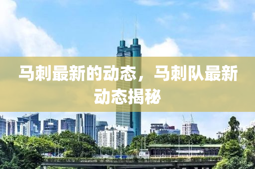 馬刺最新的動態(tài)，馬刺隊最新動態(tài)揭秘