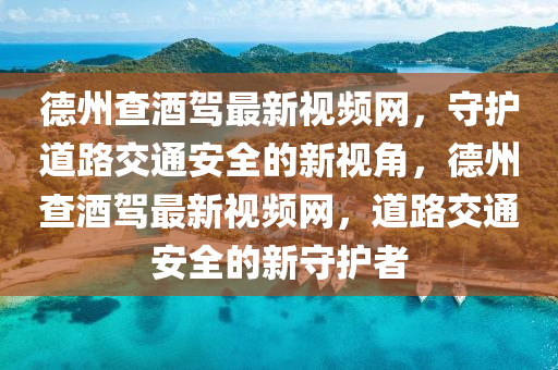 德州查酒駕最新視頻網(wǎng)，守護(hù)道路交通安全的新視角，德州查酒駕最新視頻網(wǎng)，道路交通安全的新守護(hù)者
