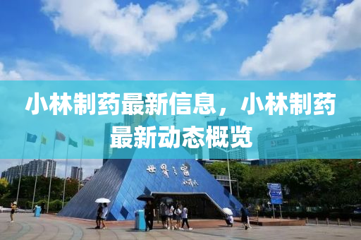 小林制藥最新信息，小林制藥最新動態(tài)概覽