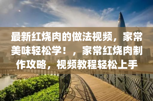 最新紅燒肉的做法視頻，家常美味輕松學(xué)！，家常紅燒肉制作攻略，視頻教程輕松上手