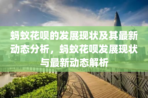 螞蟻花唄的發(fā)展現(xiàn)狀及其最新動態(tài)分析，螞蟻花唄發(fā)展現(xiàn)狀與最新動態(tài)解析