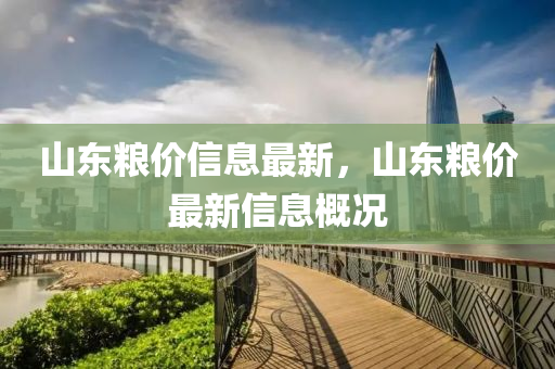 山東糧價(jià)信息最新，山東糧價(jià)最新信息概況