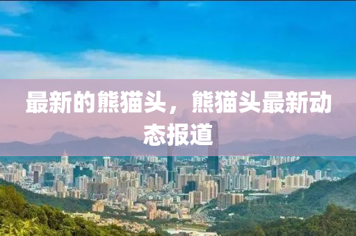 最新的熊貓頭，熊貓頭最新動(dòng)態(tài)報(bào)道