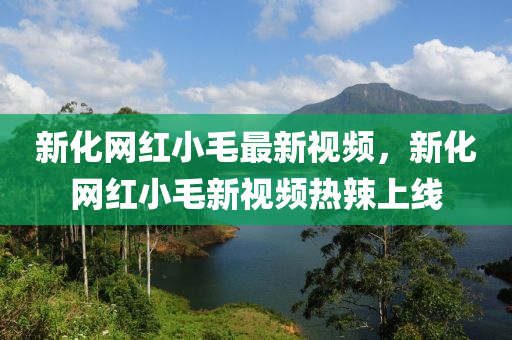 新化網(wǎng)紅小毛最新視頻，新化網(wǎng)紅小毛新視頻熱辣上線