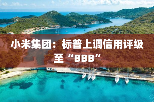 小米集團(tuán)：標(biāo)普上調(diào)信用評(píng)級(jí)至“BBB”