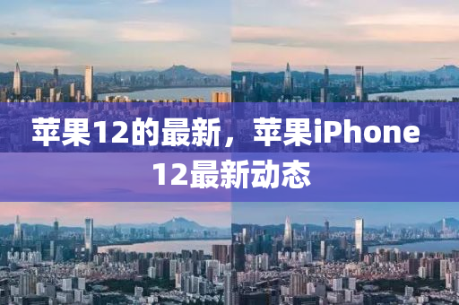 蘋果12的最新，蘋果iPhone 12最新動態(tài)