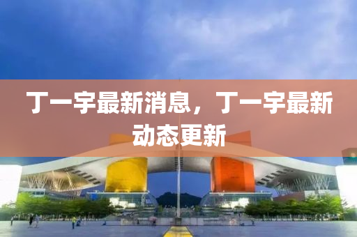 丁一宇最新消息，丁一宇最新動態(tài)更新