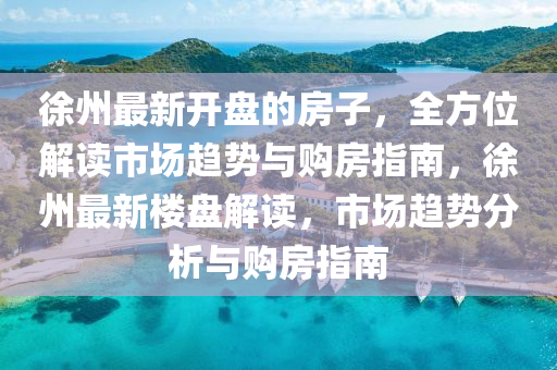 徐州最新開盤的房子，全方位解讀市場(chǎng)趨勢(shì)與購(gòu)房指南，徐州最新樓盤解讀，市場(chǎng)趨勢(shì)分析與購(gòu)房指南