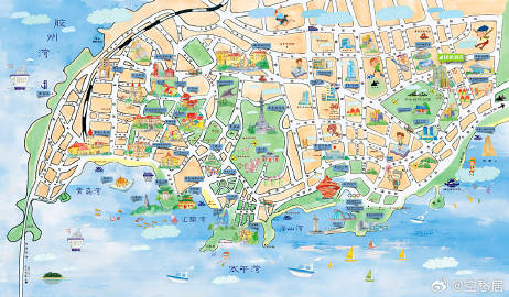 青島市最新地圖詳解，探索城市變遷，解鎖青島新地標(biāo)，青島城市變遷圖鑒，揭秘新地標(biāo)與歷史足跡